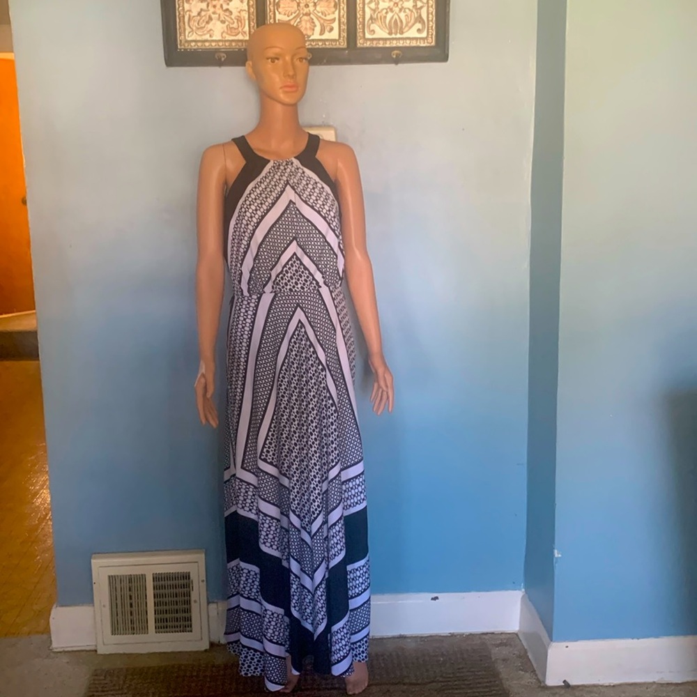 White House / Black Market Long Sleeveless Dress
